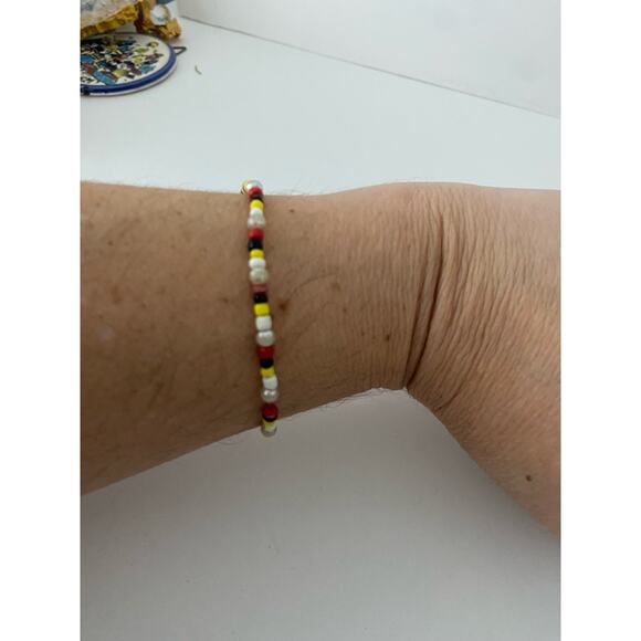 Handmade colorful beaded bracelet - Picture 1 of 8